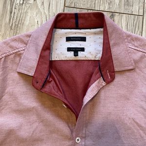 ✨RW&CO Men’s Fitted Dress Shirt, Medium